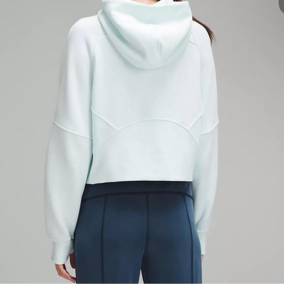 Lululemon Scuba Oversized Full-Zip Hoodie XS/S sheer blue - Picture 14 of 14